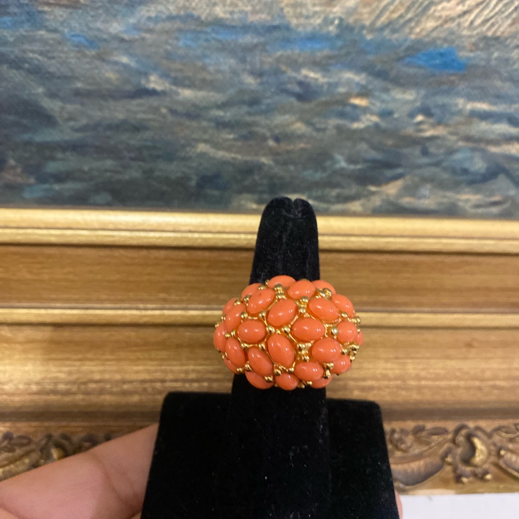 Kenneth Jay Lane Cabochon Statement Ring